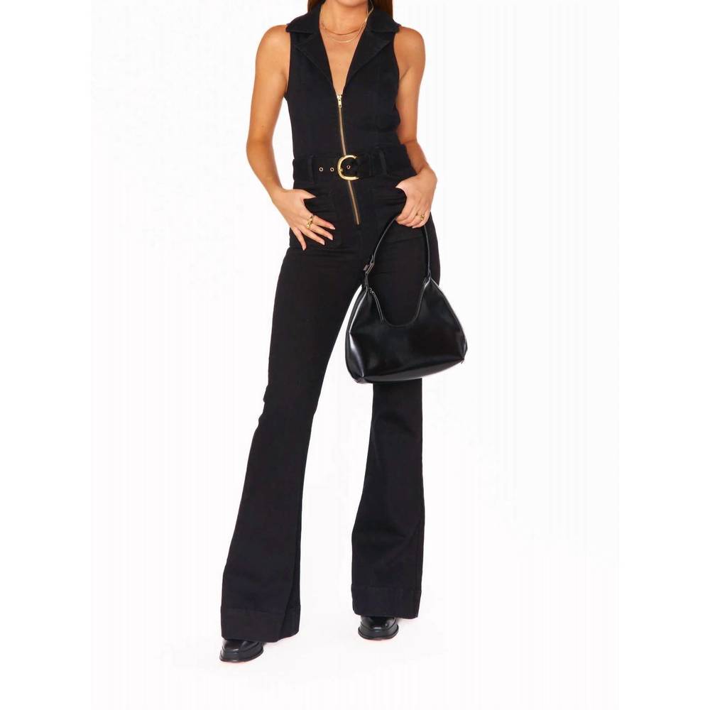 NWT SHOW ME YOUR MUMU jacksonville jumpsuit in pitch black
